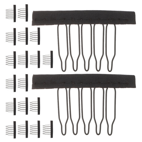 20 Unidades Mini De Metal Com Dentes Para E Extensões