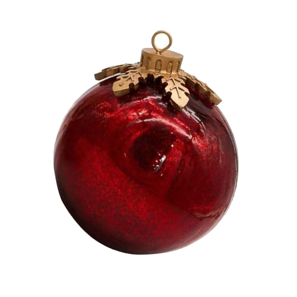 Reusable Plastic Holiday Ornaments Safe Battery-Red 7704000032636