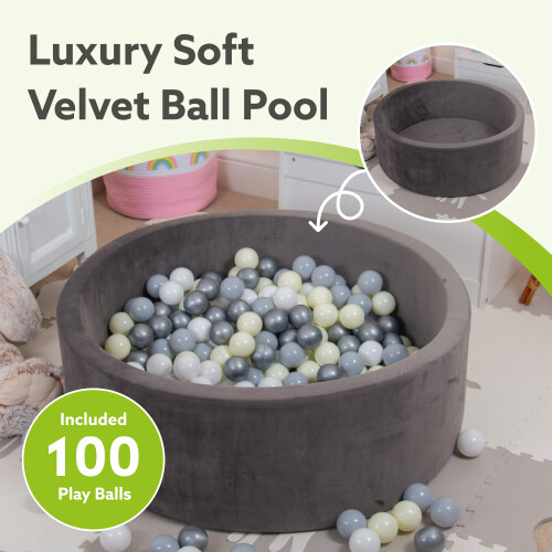 Tippi Velvet Baby Ball Pit Set 1