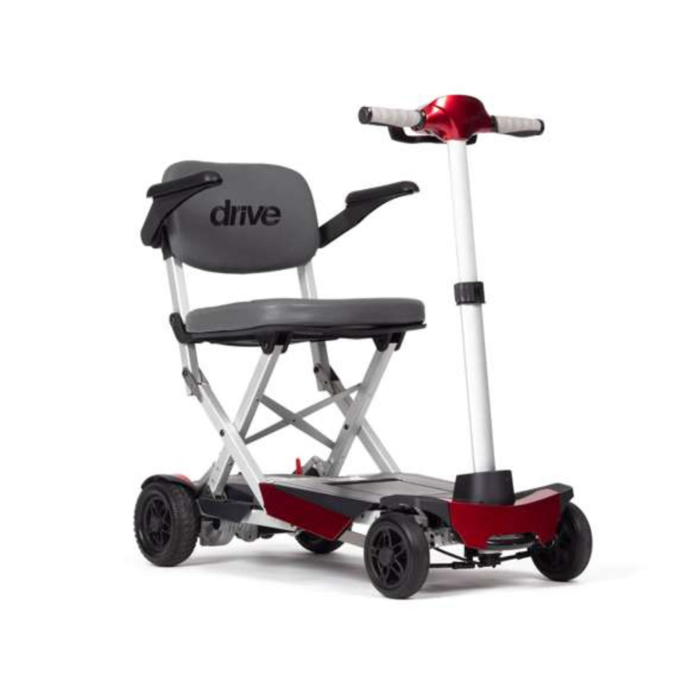 Drive Devilbiss Healthcare Manual Fold+ Scooter, Lightweight Foldable Scooter