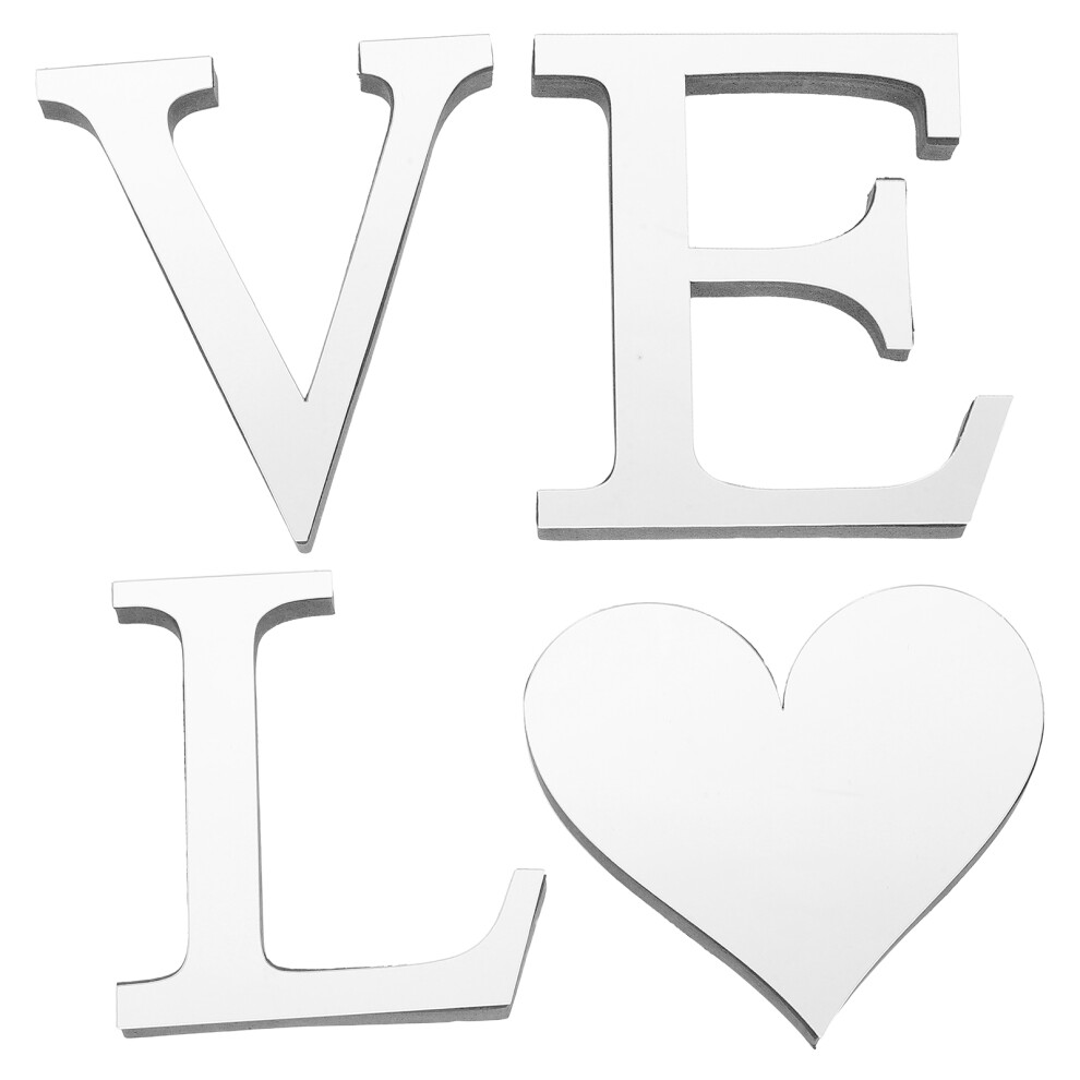 Litery Ozdobne Na ŚCianę Akrylowe Z Do Domu Biura-image