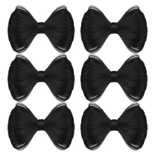 6 Unidades Para Perucas Com Preto