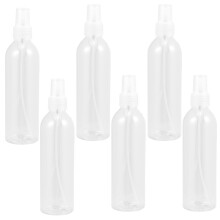 6 Unidades Frascos 250Ml Pet Transparente Para Cosméticos