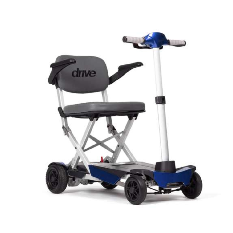 Drive Devilbiss Healthcare Manual Fold+ Scooter, Lightweight Foldable Scooter
