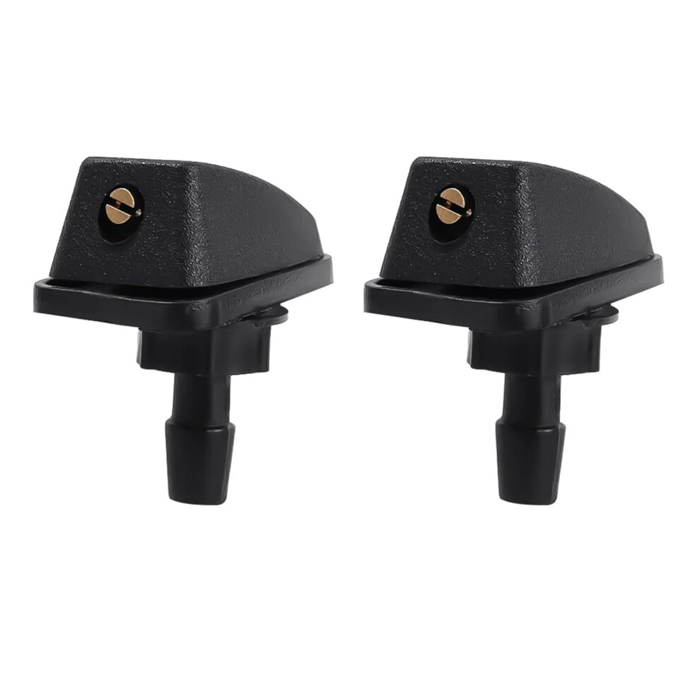 Windshield Wiper Nozzle Two-Piece Jet Sprayer Kit With Fan-Shaped Spout And Sprinkler Head For Car 9393856364374