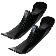 Snow Scooter Ski Attachments Durable 1 Pair Easy Install PE Material Sled Compatible With Balance Bikes And Snowboards