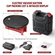 8-inch Vacuum Suction Cup Load Capacity: 300 Kg Includes 2 Batteries Suitable For Tiles, Glass, Marble