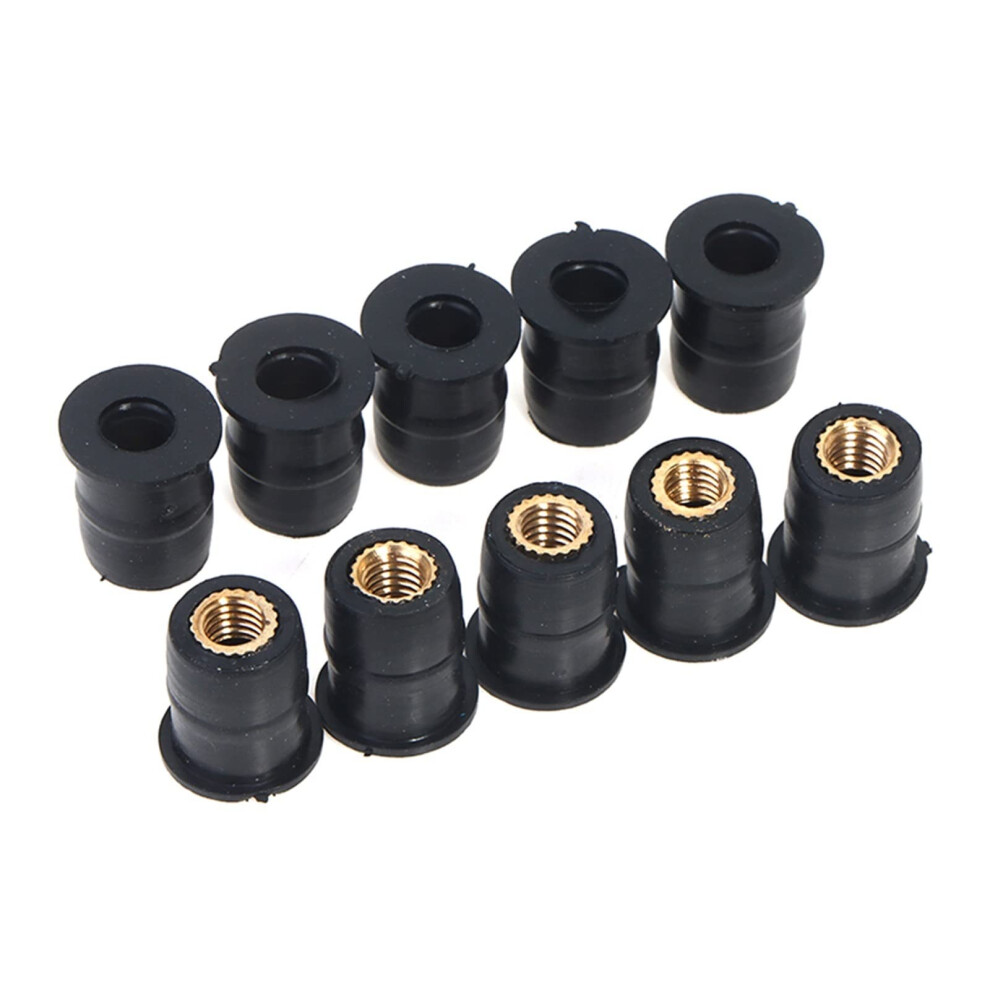 Motorcycle Windscreen Fairing Bolt Screw Kit With Well Nuts, M5, 15Mm, 10 Pieces 9016109433640