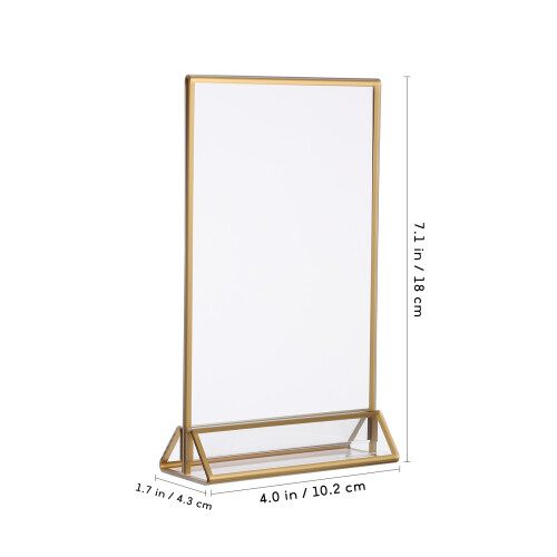 6Stk Transparente Tischständer Für Schilder, Halter 2