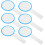 6er-pack schreibtafeln mit griff, einseitig, handliche whiteboards 10