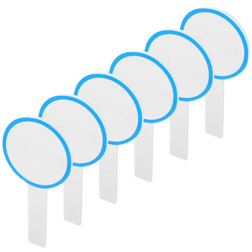 6er-pack schreibtafeln mit griff, einseitig, handliche whiteboards 1