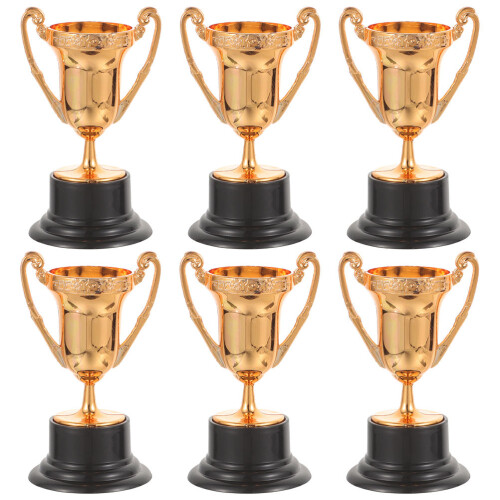 6Stk Kleines Trophäenmodell Kunststoff Für Sieger Und