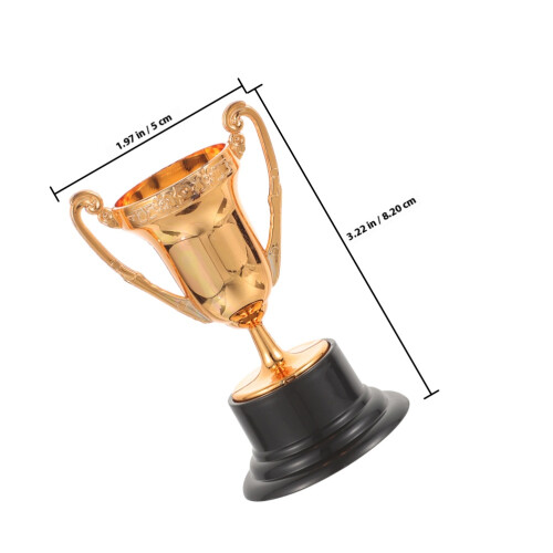 6Stk Kleines Trophäenmodell Kunststoff Für Sieger Und 1