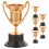 6Stk Kleines Trophäenmodell Kunststoff Für Sieger Und 11