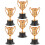 6Stk Kleines Trophäenmodell Kunststoff Für Sieger Und 8