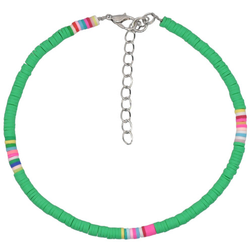 boho fußkette polymer-ton, knöchelschmuck für