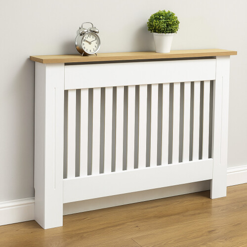 Gr8 Home Arlington Radiator Cover White With Shelf