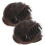 2 Peças Extensão Cabelo Coque Com Orelhas De Chignon Acessório 10