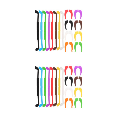 16 Elásticas De Silicone Para Óculos E 8 Pares De 2