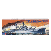 Stavebnice modelu 4. rovne USS Arizona Pacific Fleet Battleship Memorial to The Tragedy of Pearl Harbor Model 1/426 od Revell