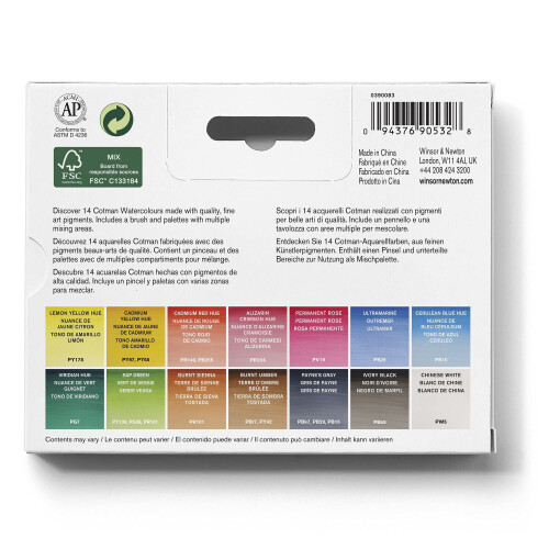 Winsor & Newton Cotman Water Colour Compact Set- 2