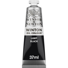 Winsor & Newton Winton Olieverf, 37ml (1.25-oz) Tube, Lamp Black