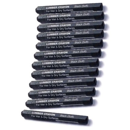 Dixon 36512 Industrieholzstift  Soft Graphite Black  12 pro Packung