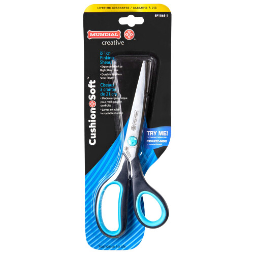 Mundial Cushion Soft Pinking Shears 8.5"- 1