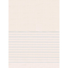 Pacon 2650 Newsprint Handwriting Paper  Picture Story  7/8 x 7/16 Ruled 9 x 12  Ruled Short  500 Sheets