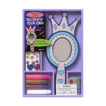 Melissa & Doug Decorate-Your-Own Houten Prinsessen Spiegel Knutselset