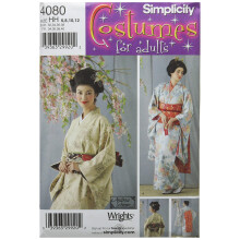 Eenvoud 4080 - Japans Geisha-kostuum voor dames naaipatroon maten 6-12