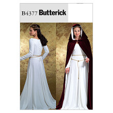 Butterick Patterns B4377 Size EE 14-16-18-20 Misses Costumes, Pack of 1, White
