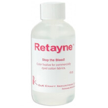G&K Craft Retayne Kleurfixatief Originele Versie 4oz | Beste Vloeibare Kleurfixatief voor Geverfd Katoen, Linnen en Rayon