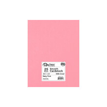 PA Paper Accents Glatter Karton, 21,6 x 27,9 cm, Babyrosa, 60 Pfund, farbiges Kartonpapier fr die Kartenherstellung, Scrapbooking, Drucken, Quilling