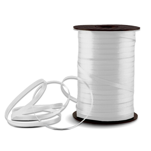 Vit krusad lockband - 500 Yards