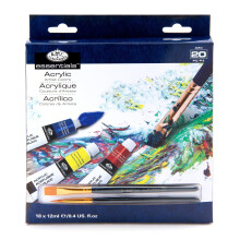 essentials(TM) Acrylic Paints 12ml 18/Pkg-Assorted Colors