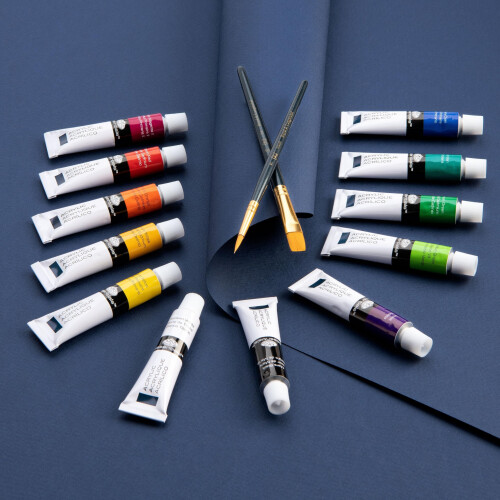 essentials(TM) Acrylic Paints 12ml 18/Pkg-Assorted Colors 1