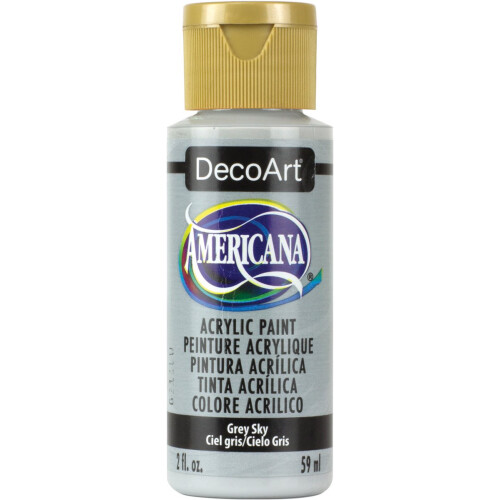 Americana Acrylic Paint 2oz-Grey Sky - Opaque