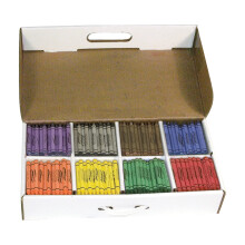 Prang Pastelli sfusi Master Pack 8 colori assortiti, dimensioni standard, 400 pezzi