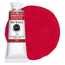 DA VINCI PAINTS Professionelle Knstler-lfarbe, Cadmiumrot, tief, 37 ml