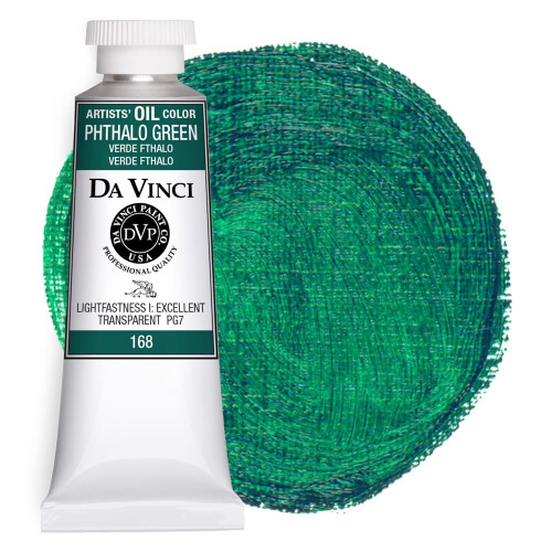 DA VINCI PAINTS Professionele kunstenaar olieverf ftalogroen 37 ml