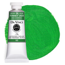 DA VINCI PAINTS Professionele kunstenaar olieverf permanent groen 37 ml