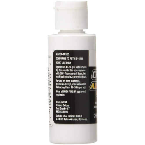 Createx 60 ml Paint, Opaque White 1