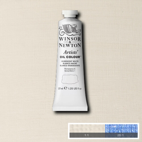 Winsor & Newton Καλλιτεχνικά Χρώματα Λαδιού, 37ml (1.25 oz) Σωληνάριο, Ιριδίζον Άσπρο 2