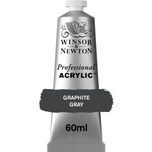 Professionelle Acrylfarbe von Winsor & Newton, 60 ml Tube, Graphitgrau