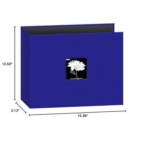 Pioneer 3-Ring Fabric Album 12""""X12"""" - Bl 2