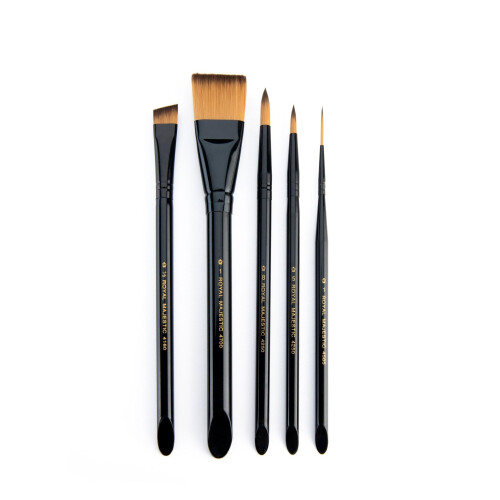 Majestic Watercolor Deluxe Brush Set-5/Pkg 1