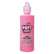 Tulip 41410 Peinture dimensionnelle pour tissu 4oz Rose fluo lisse