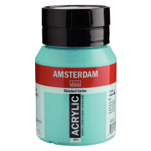 Amsterdam Acrylic Colour 500ml bottle TURQUOISE GREEN