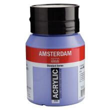 Akryyli maali - VIOLETTI VALO - Amsterdam - 500ml - Ultramaraine - Valonkesto
